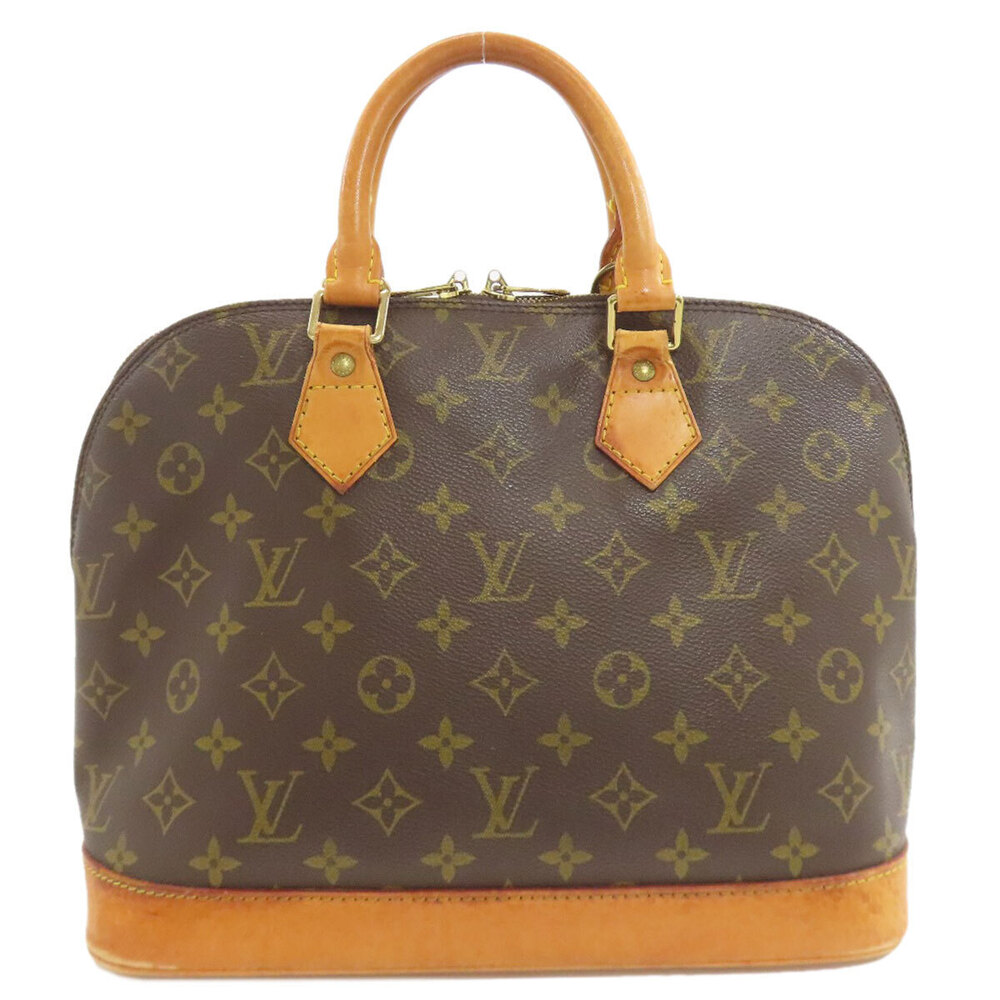 Louis Vuitton Alma Top Handle Bag Monogram Canvas Brown